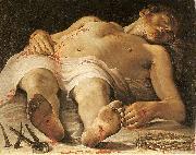 Annibale Carracci The Dead Christ Spain oil painting artist